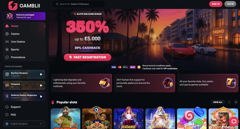 Experience the Thrills of Gamblii Casino in the UK: A Comprehensive Review